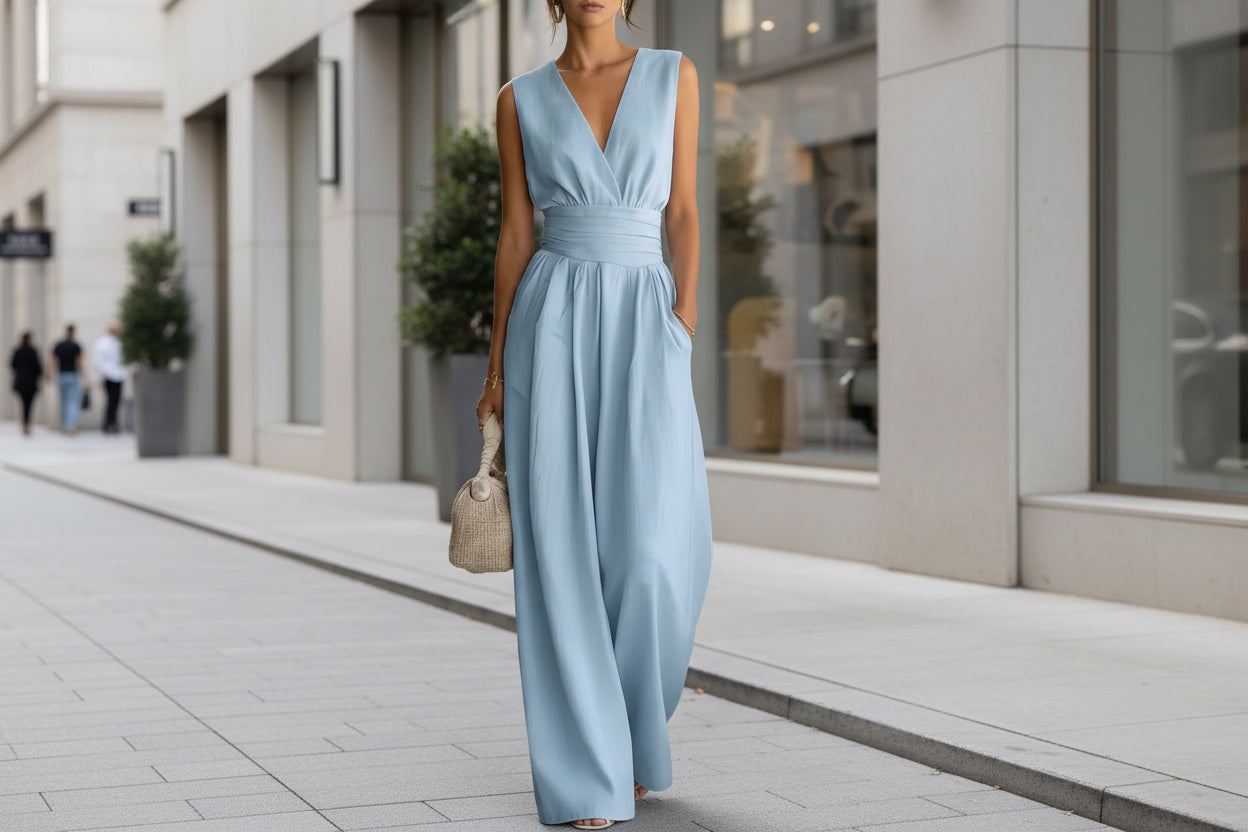 Vivian V-Neck Jumpsuit