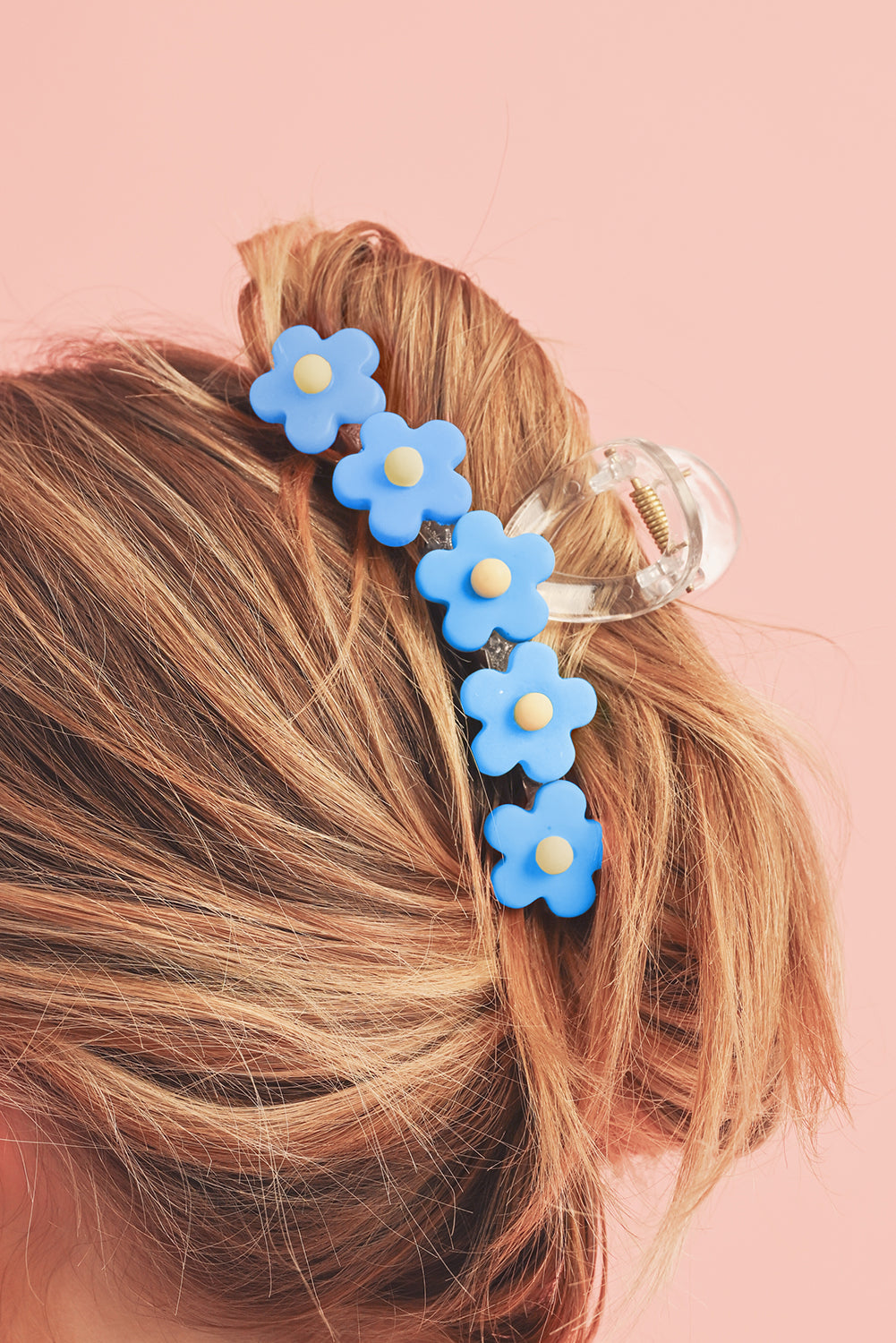 Multicolor Flowers Claw Clip